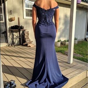 Navy Blue Prom Dress!
